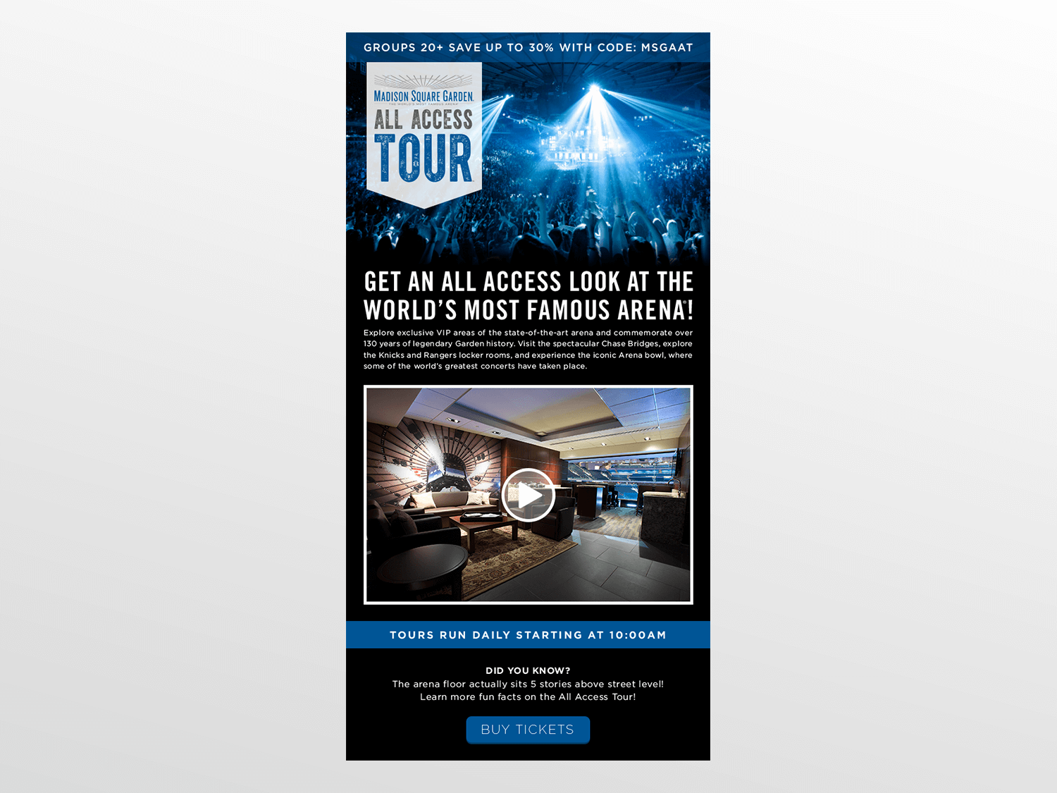 All Access Tour E-Blast