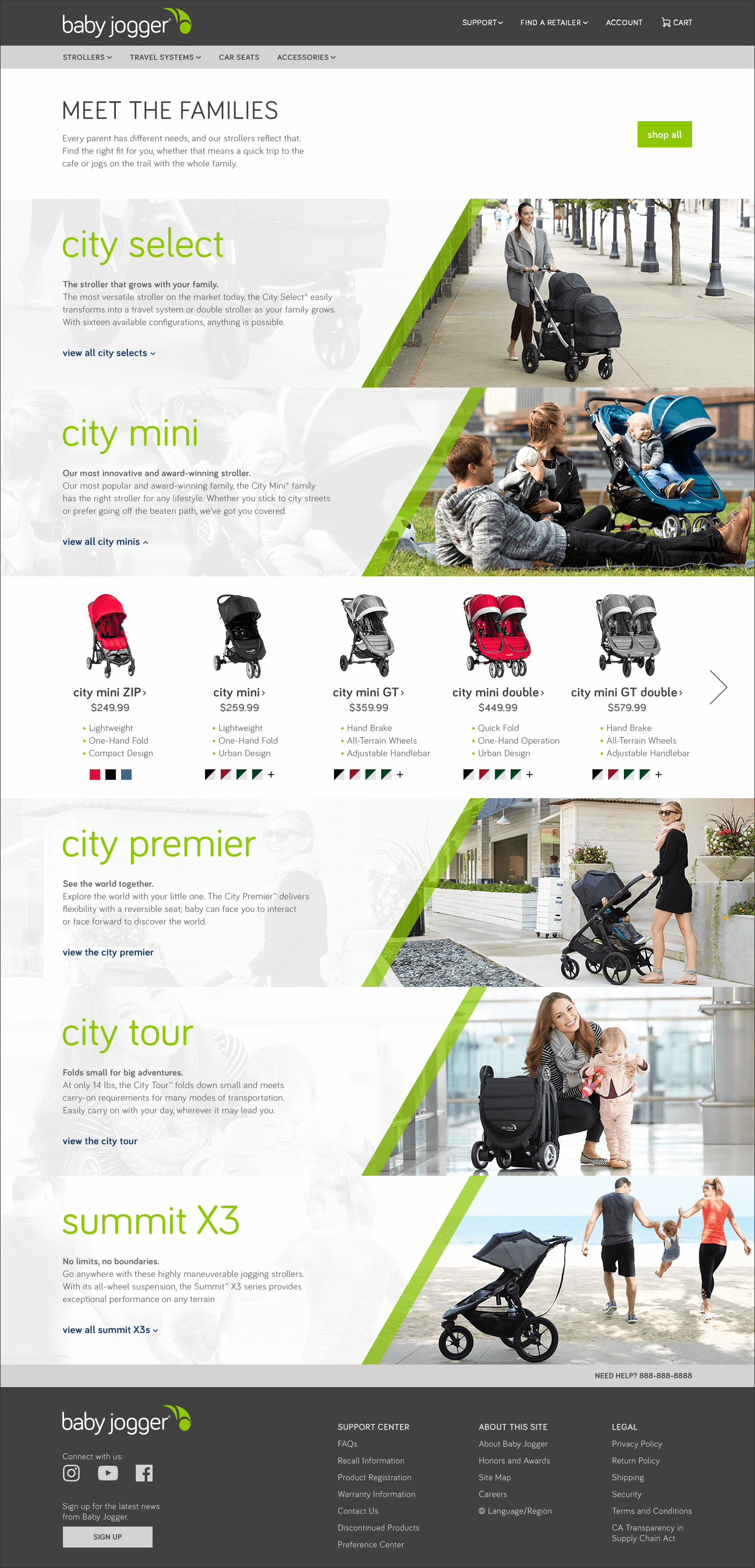 Baby Jogger Stroller Family Page