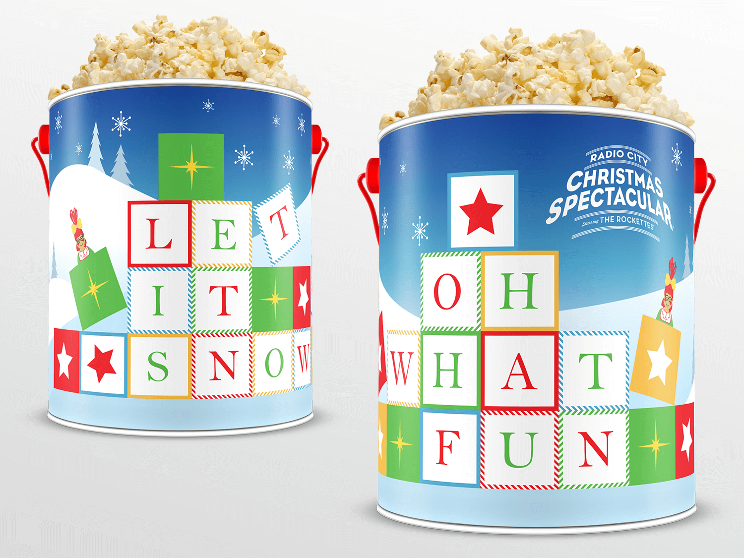 Christmas Spectacular Popcorn Buckets